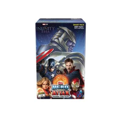 Imagem de Topps India Marvel Hero Attax 2021 TCG Collection Smart Pack, 123 Cards Total