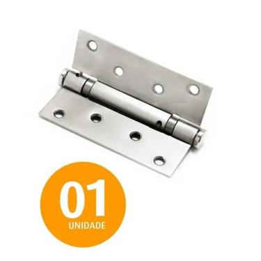 Imagem de Dobradiça Com Mola 4x3 Inox 304 Polido 01 Peça