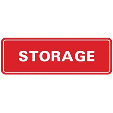 Imagem de Porta de armazenamento/placa de parede – plástico gravado a laser – placa perfeita para casa, negócios ou escola