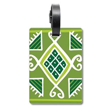 Imagem de Abacaxi México Totems Civilização Antiga Bolsa Etiqueta de Bagagem Etiqueta para Bagagem