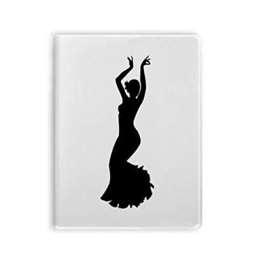 Imagem de Caderno de arte de dança folclórica com capa de goma para diário