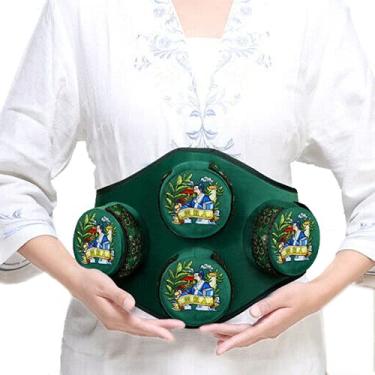 Imagem de Caixa de moxabustão de cobre puro, portátil, sem fumaça, bolsa de moxa, ferramenta de vara de absinto