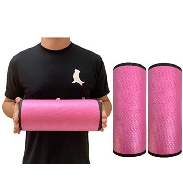 Imagem de Kit 2 Rolos de Massagem Liberação Miofascial 30x12cm DF1064 Rosa Dafoca Sports
