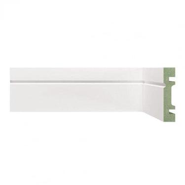 Imagem de Rodapé Mdf 703 Moldufama 2,4 m - Branco
