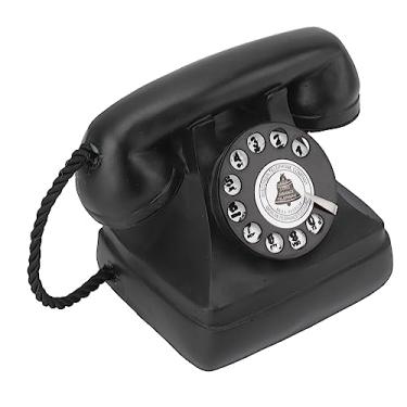 Imagem de Telefone Vintage Estilo Europeu, Telefone de Mesa Antigo e Antigo, Fone de Discagem Antiga Com Fio, Telefone Residencial, Telefone Decorativo para Escritório Doméstico (-13)