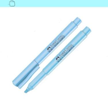 Imagem de Marca-Texto Grifpen Faber Castell Diversas Azul Tons Pasteis