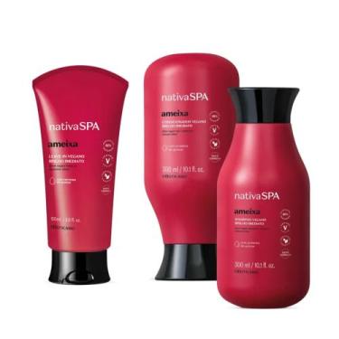 Imagem de Combo Nativa Spa Ameixa: Shampoo 300ml + Condicionador 300ml + Creme S