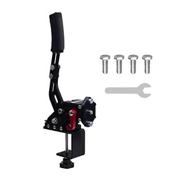 Imagem de ZHSYMX USB Handbrak,USB Handbrake PC for 64Bit SIM Racing Games, Compatible with Logitech G27 G29 G920 G923 T500 T300 Simulate Linear Handbrake with 6ft USB Cable and Fixing Clip