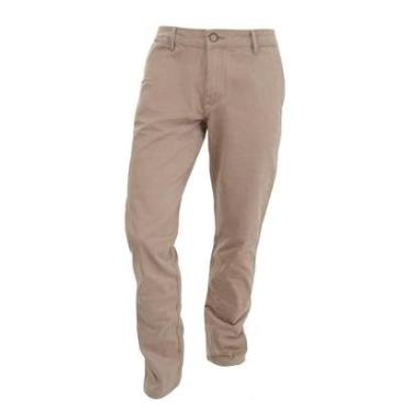 Imagem de Calça Masculina Lado Avesso Sarja Marrom Kaki - LH2485-Masculino