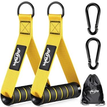 Imagem de WALITO Alças de exercício, acessórios de máquina de cabo de substituição para equipamentos de ginástica em casa, sistema de polia, pilates, faixas de resistência, treinador de força, acessórios de