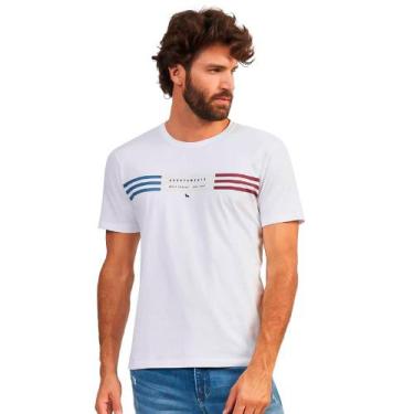 Imagem de Camiseta Acostamento Casual Ou24 Branco Masculino