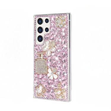 Imagem de Caso de telefone celular para meninas capa strass para samsung a70s a52 a71 a51 a72 a73, b, para samsung a74 5g