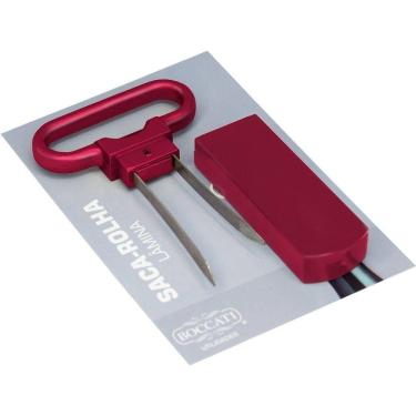 Imagem de Saca-rolha Boccati Duas Lâminas Pinça Gourmet Garrafa Vinho bordô