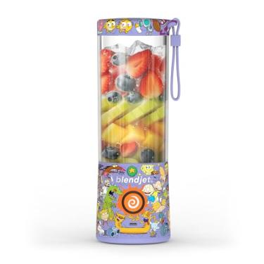 Imagem de BlendJet Liquidificador portátil para smoothies e shakes - Liquidificador pequeno pessoal sem fio BlendJet 2 de 473 ml, recarregável por USB-C e autolimpante, mini liquidificador de viagem com lâmina