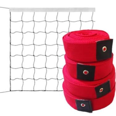 Imagem de Faixa Marcação Vôlei + Rede 9 metrso simples