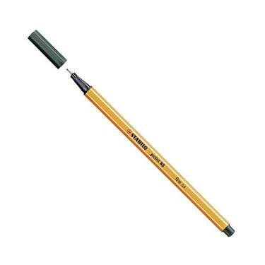 Imagem de Caneta Hidrográfica Point 88, Stabilo, 120.0300, Verde Azeitona, Caixa c/10 unidades