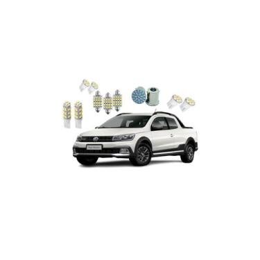 Imagem de Kit Lâmpadas Internas Volkswagen Saveiro Cross 2014 2015 - T10