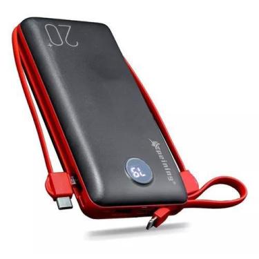Imagem de Power Bank Carregador Portátil Slim De 20000mah LE20 - Leon