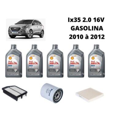 Imagem de Kit revisão troca de oleo ix35 2.0 gas. 2010 à 2012 shell