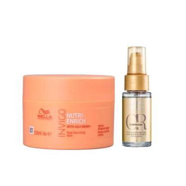 Imagem de Kit Máscara Wella Nutri-Enrich 150ml e Oil Reflections - Wella Profess