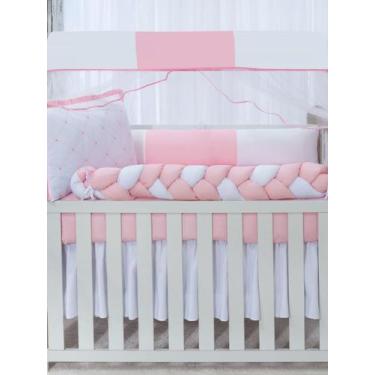 Imagem de Kit Berço Americano Trançado Menina Menino 9 Peças - Beatriz Baby Enxo