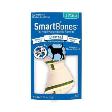 Imagem de Osso Smartbones Dental Mini para Cães - 16g