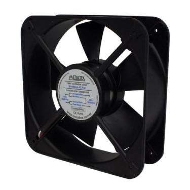Imagem de Ventilador de Painel 200x200x60 220-240VCA Embutido 20060ABHBL Rolamen