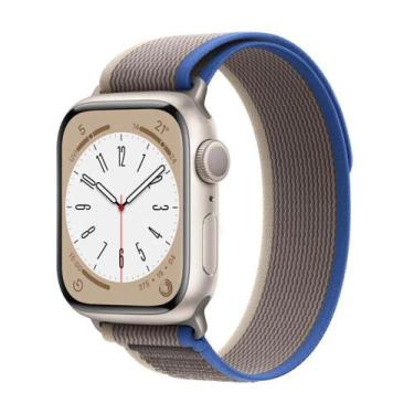 Imagem de Pulseira de Nylon Tira auto aderente Para Apple Watch Ultra 49mm / iWa
