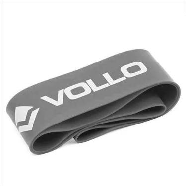 Imagem de Mini Band de Exercício Vollo Nível Forte, Cinza Escuro