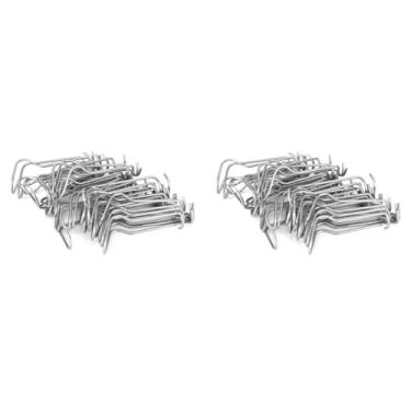 Imagem de Clipe de Mola de Suporte de Planta de 60 Unidades, Braçadeira de Fixação de Aço Inoxidável, Conector de Gaiolas de Plantas, Clipe de Fio de Treliça Vegetal para Plantas Domésticas,