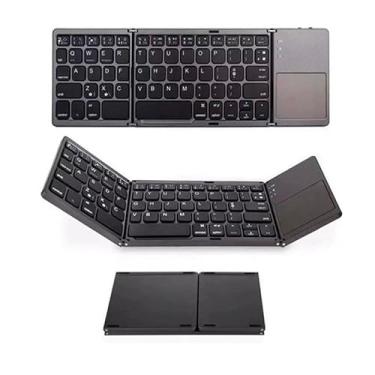 Imagem de BDNET, Mini Teclado Dobrável Bluetooth Touchpad Pc Notebook Tablet