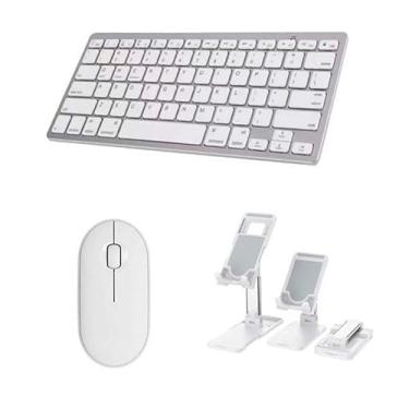 Imagem de BDNET, Teclado E Mouse Bluetooth + Sup Para Tablet Amazon Fire 7