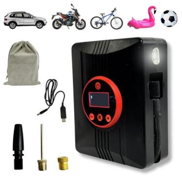 Imagem de Mini Compressor De Ar Automotivo Elétrico a Bateria 100 PSI - IMPORTWA