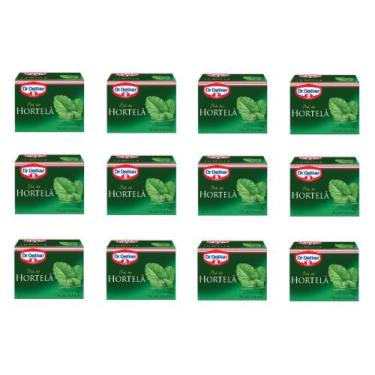 Imagem de Kit c/ 12 Chá de Hortelã 10 sachês cada - Dr. Oetker 