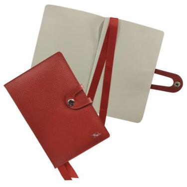 Imagem de Bloco de Notas Tipo Moleskine Couro 109-R Personalizado Raffai Couros,