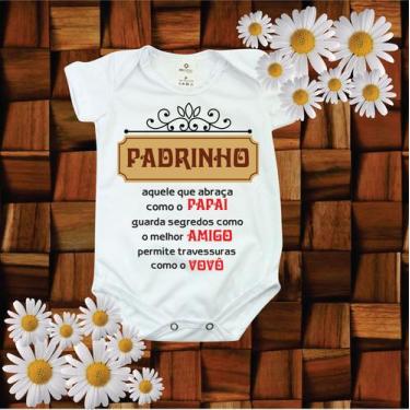 Imagem de Body Infantil sublimado (padrinho e madrinha) - Kupas Confecções, 50, 