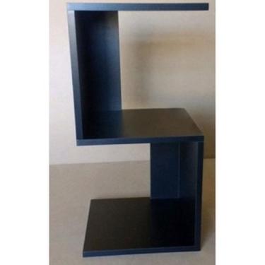 Imagem de Mesa de Cabeceira Z e S Mesinha de  Apoio lateral nicho estante quarto