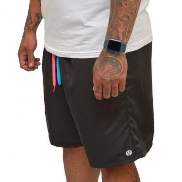 Imagem de Short Bermuda Moda Praia Plus Size Masculino Tactel G1 G2 G3 - MP Moda
