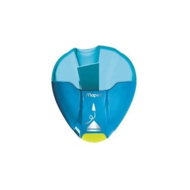 Imagem de Apontador com Depósito I-Gloo Eject MAPED, Azul