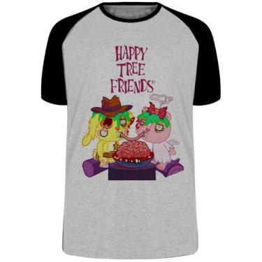 Imagem de Camiseta Happy Tree Friends Spaguetti Blusa Plus Size extra grande adu