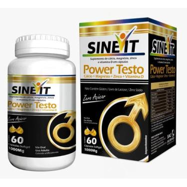 Imagem de Suplemento Vitamínico Power Testo 1000mg 60 Cápsulas - Sinevit