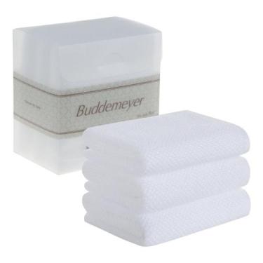 Imagem de Kit 3 Tolhas Gourmet Pano De Copa Buddemeyer Algodão Branco