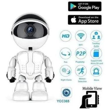 Imagem de Câmera Ip Robô Auto Tracking Visão Noturna Fullhd 1080p Wifi - IT-BLUE