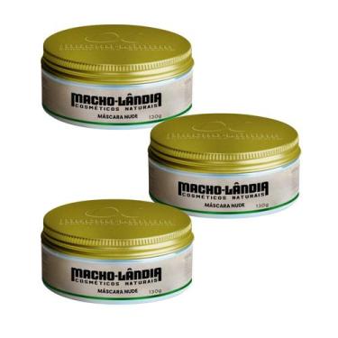 Imagem de Kit 3 Pomada Modeladora Masculina Efeito Seco Macholandia - Macho Lând