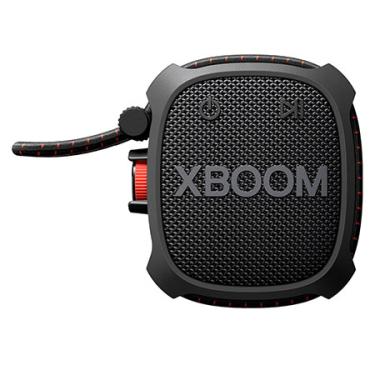 Imagem de LG XBOOM XG2 Caixa de som Bluetooth portátil - Resistência militar, à prova d'água (IP67), 10 horas de Bateria e Cordão Ajustável - XG2BK