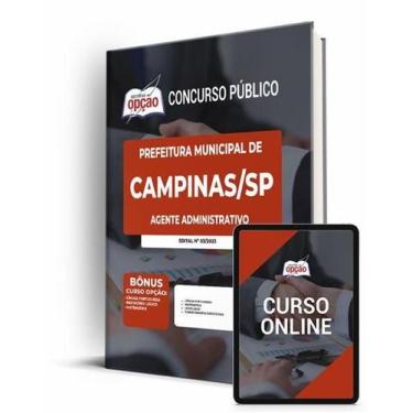 Imagem de Apostila Prefeitura de Campinas - SP - Agente Administrativo