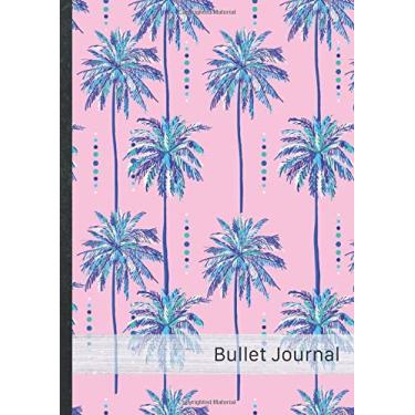 Imagem de Bullet Journal: Dot Grid Notebook Pages • Over 100 dotted pages • „108 Palm Trees“ • Size A4 (21 x 29,7 cm) • Perfect for Planner, Bullet Journaling, ... List, Writing, Sketching. Do it yourself! DIY