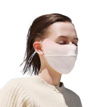 Imagem de OHRAIN Capa de rosto ajustável, lavável, reutilizável, confortável, à prova de vento, polaina de pescoço WLF4T454 limão