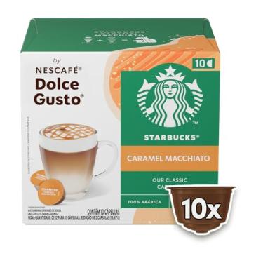 Imagem de Starbucks Caramel Macchiato By Nescafé Dolce Gusto, 1 caixa com 10 cápsulas