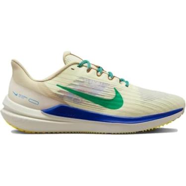 Imagem de Nike T nis de corrida masculino Air Winflo 9 PRM, Leite de coco/Stadium Green - Sanddrift, 9 UK (9.5 US)